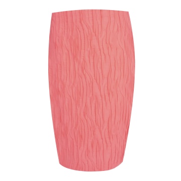 Różowa ołówkowa spódnica